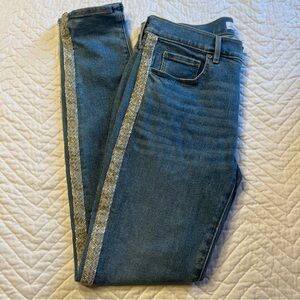 Loft jeans with beaded detail size 27